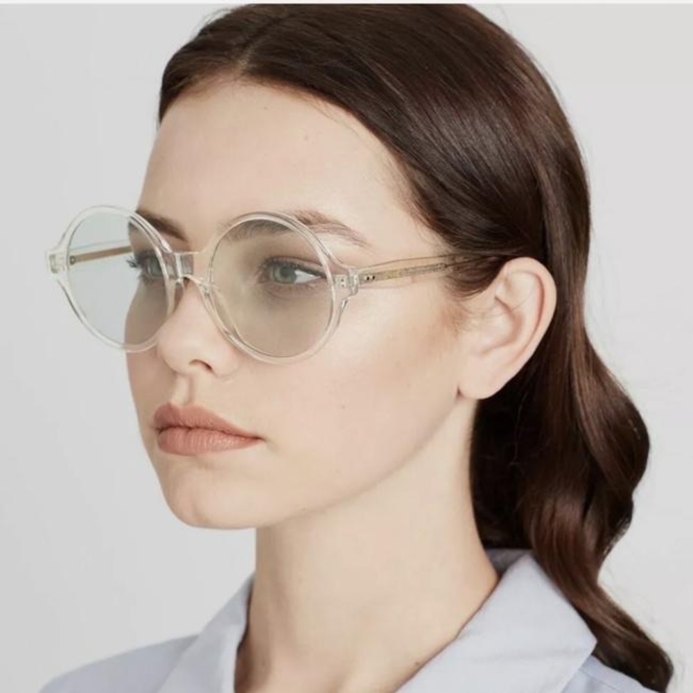 Celine Oversized Round Clear Sunglasses Retro New Without Tag